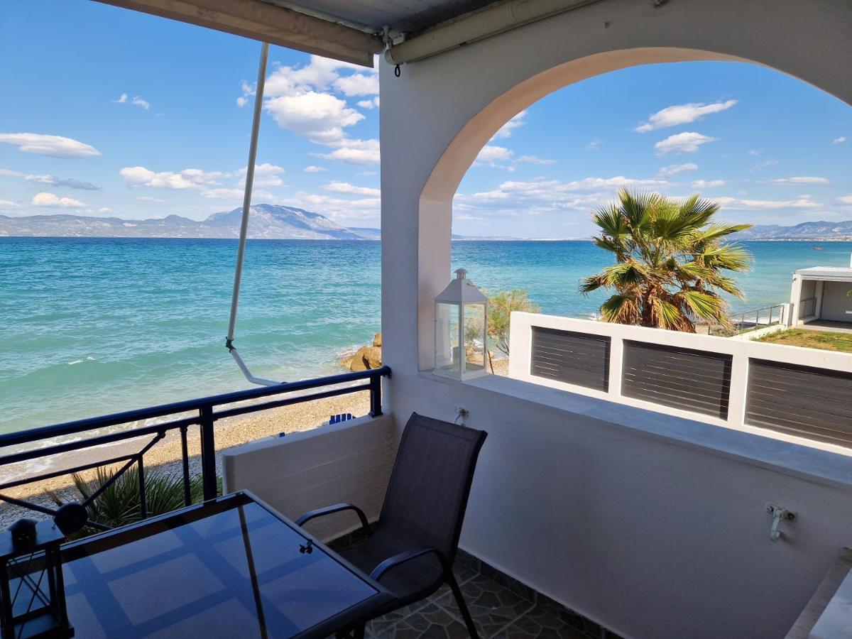Korinthian Sea View Apartment Nerantza Bagian luar foto